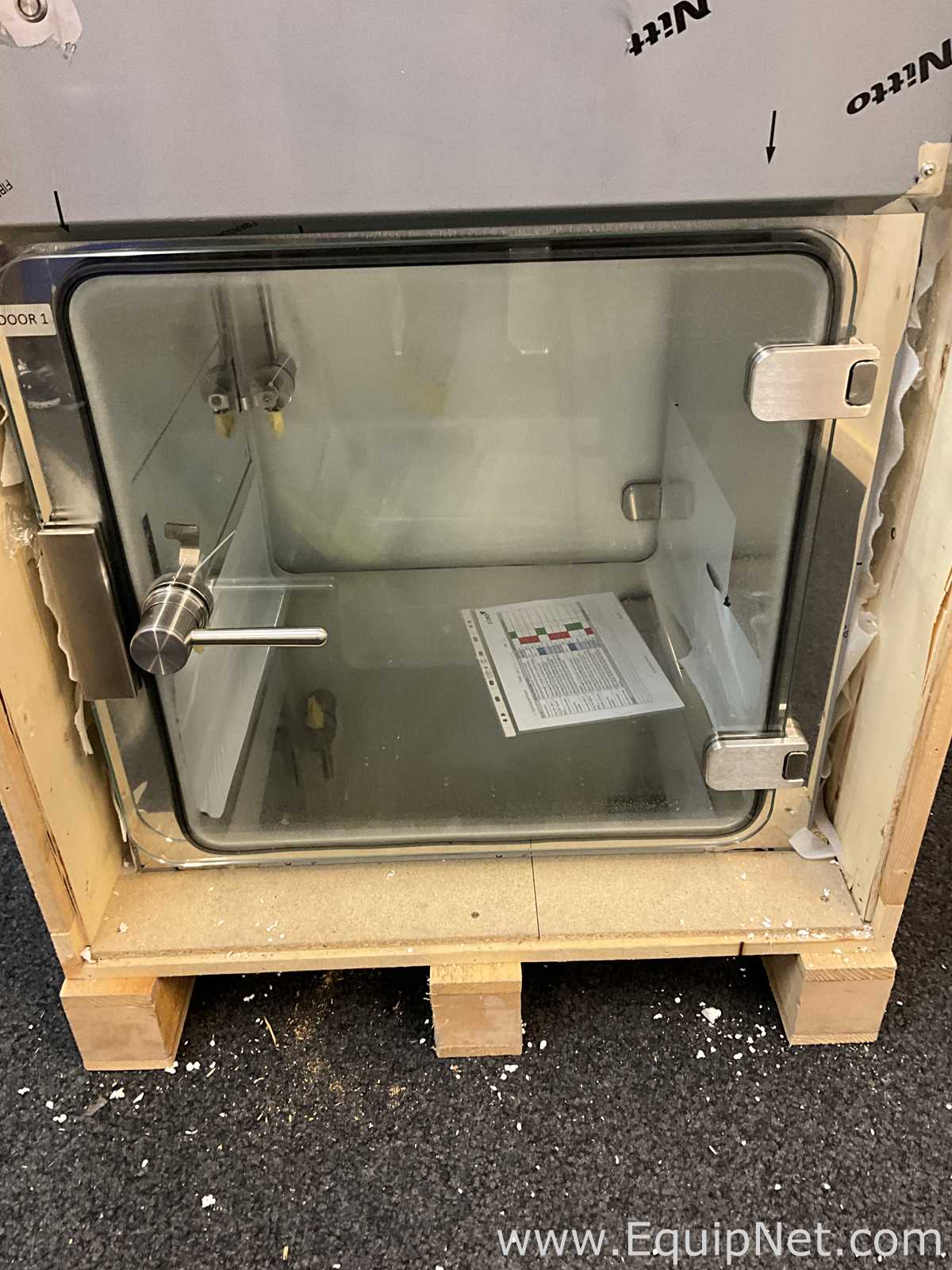Unused Custom Made Material Airlock Double Door Clean Rom Transfer Hatch