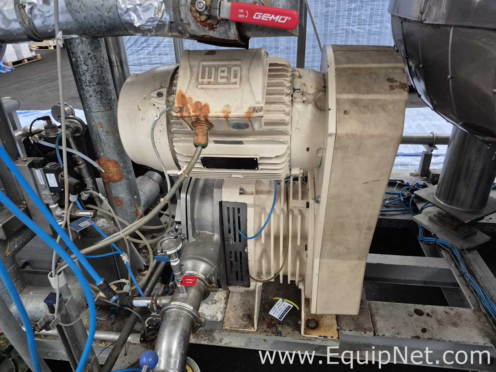 NETZSCH Industrial Premix Extension Skid 1-2 - Two 4,000 L Agitator Tanks, Maxshear Mixer and Pump