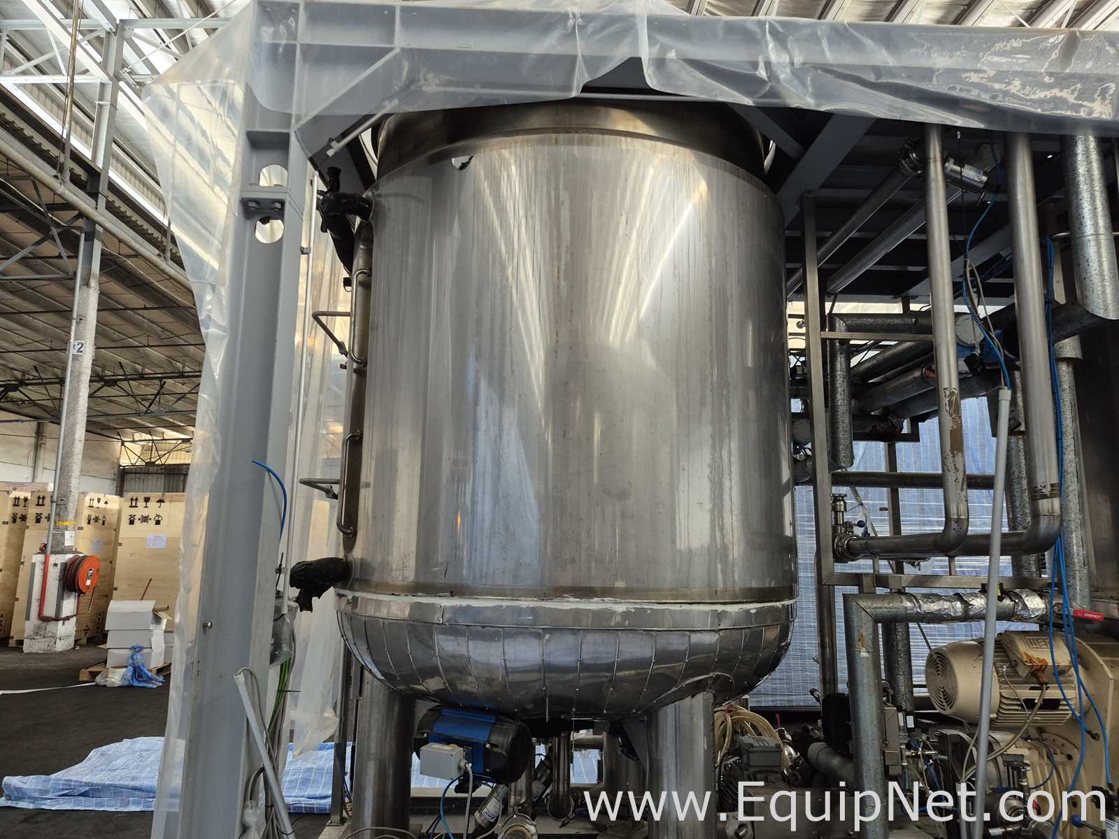 NETZSCH Industrial Premix Extension Skid 1-2 - Two 4,000 L Agitator Tanks, Maxshear Mixer and Pump