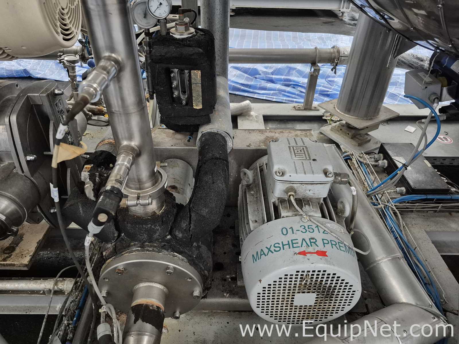 NETZSCH Industrial Premix Extension Skid 1-2 - Two 4,000 L Agitator Tanks, Maxshear Mixer and Pump