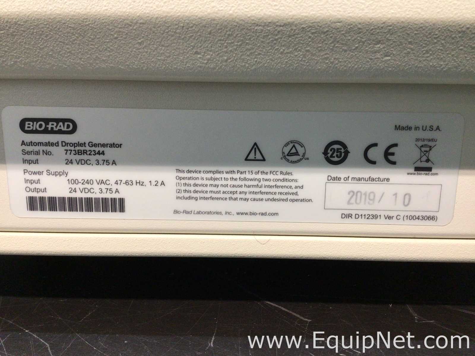 PCR e Termociclador Bio-Rad Automated droplet generator