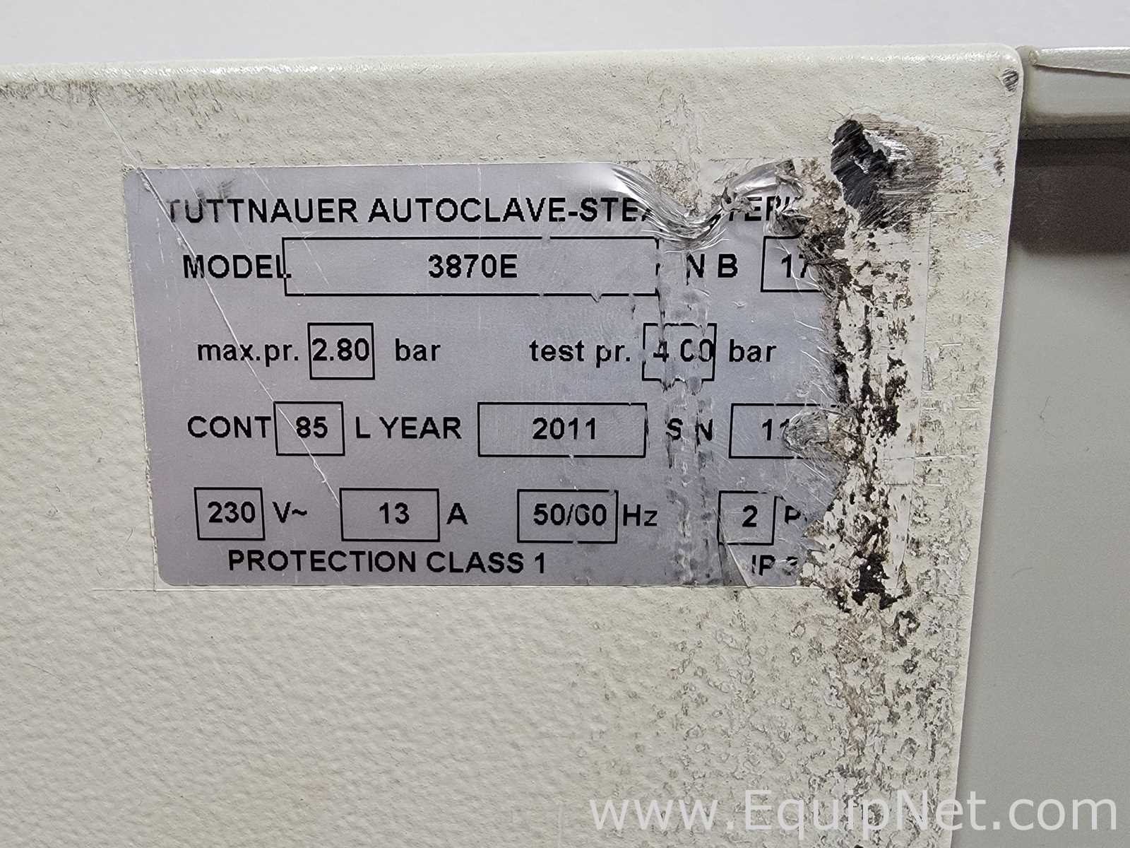 Tuttnauer  3870E Autoclave Steam Sterilizer