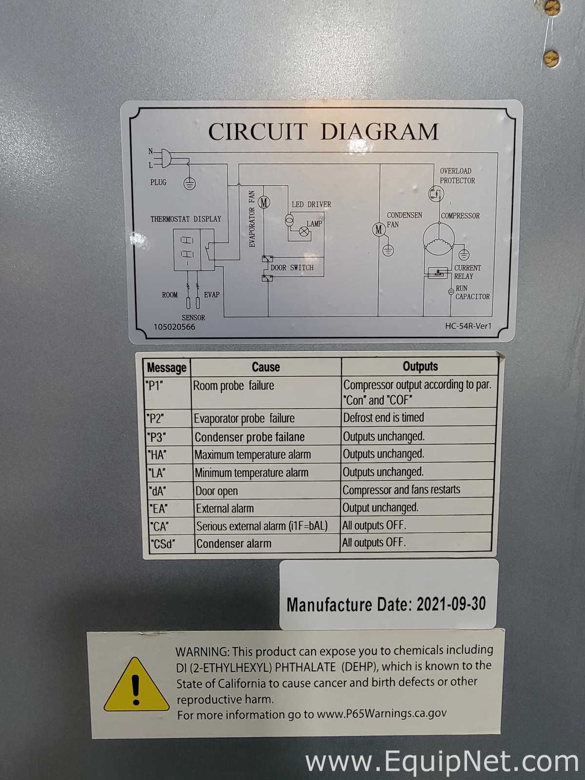 Centaur Plus CSD-2DR-TSI-ES-HC Refrigerator