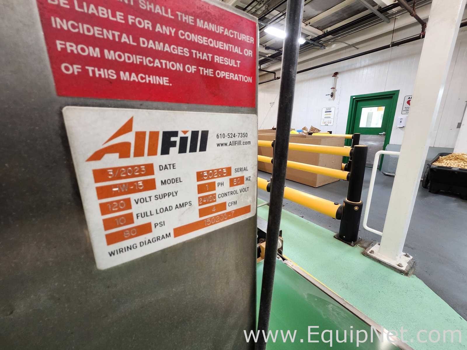 Verificador de Peso All Fill, Inc. W-13