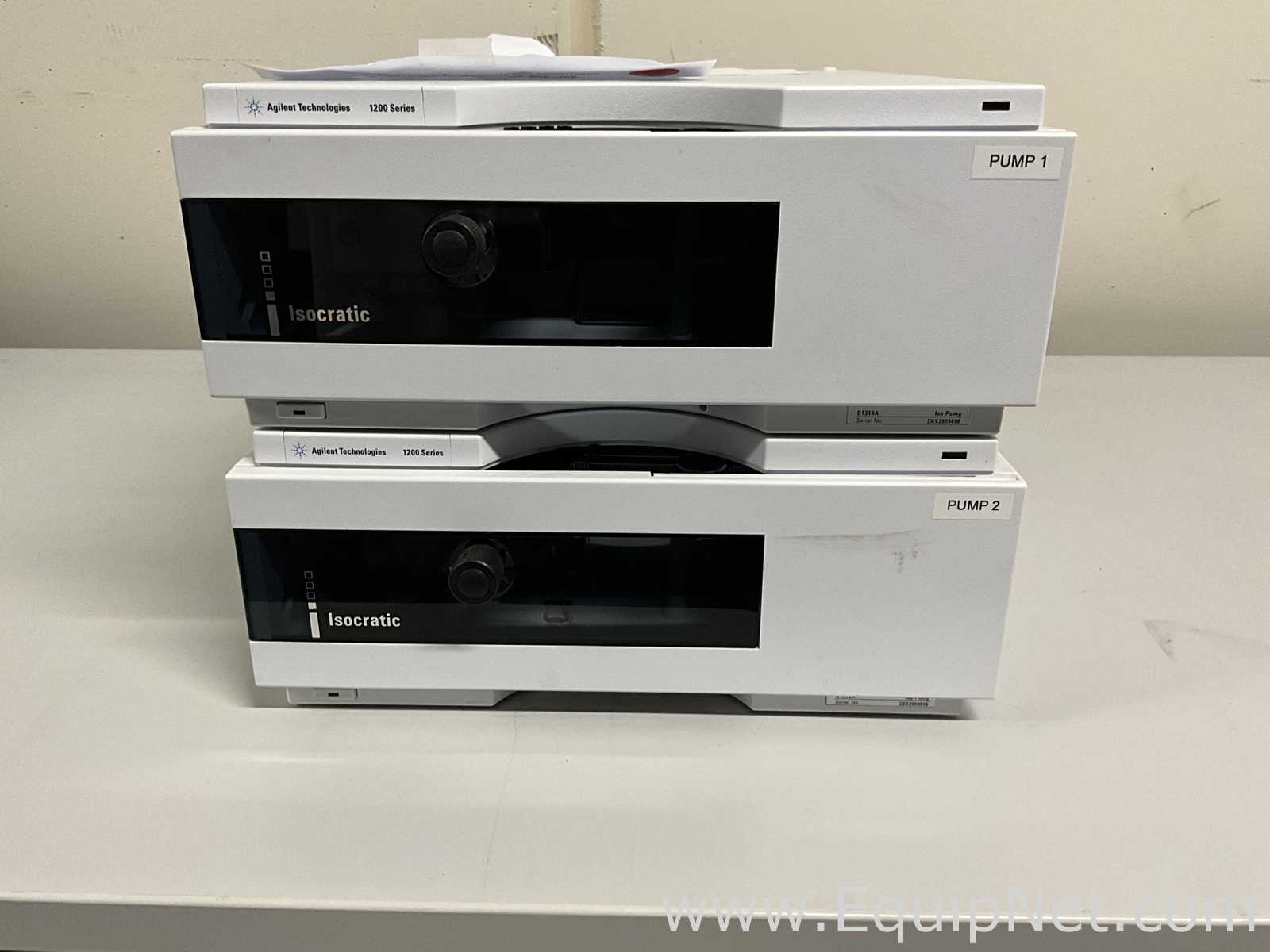 Lot of 2 Agilent Technologies 1200 Series Iso Pumps