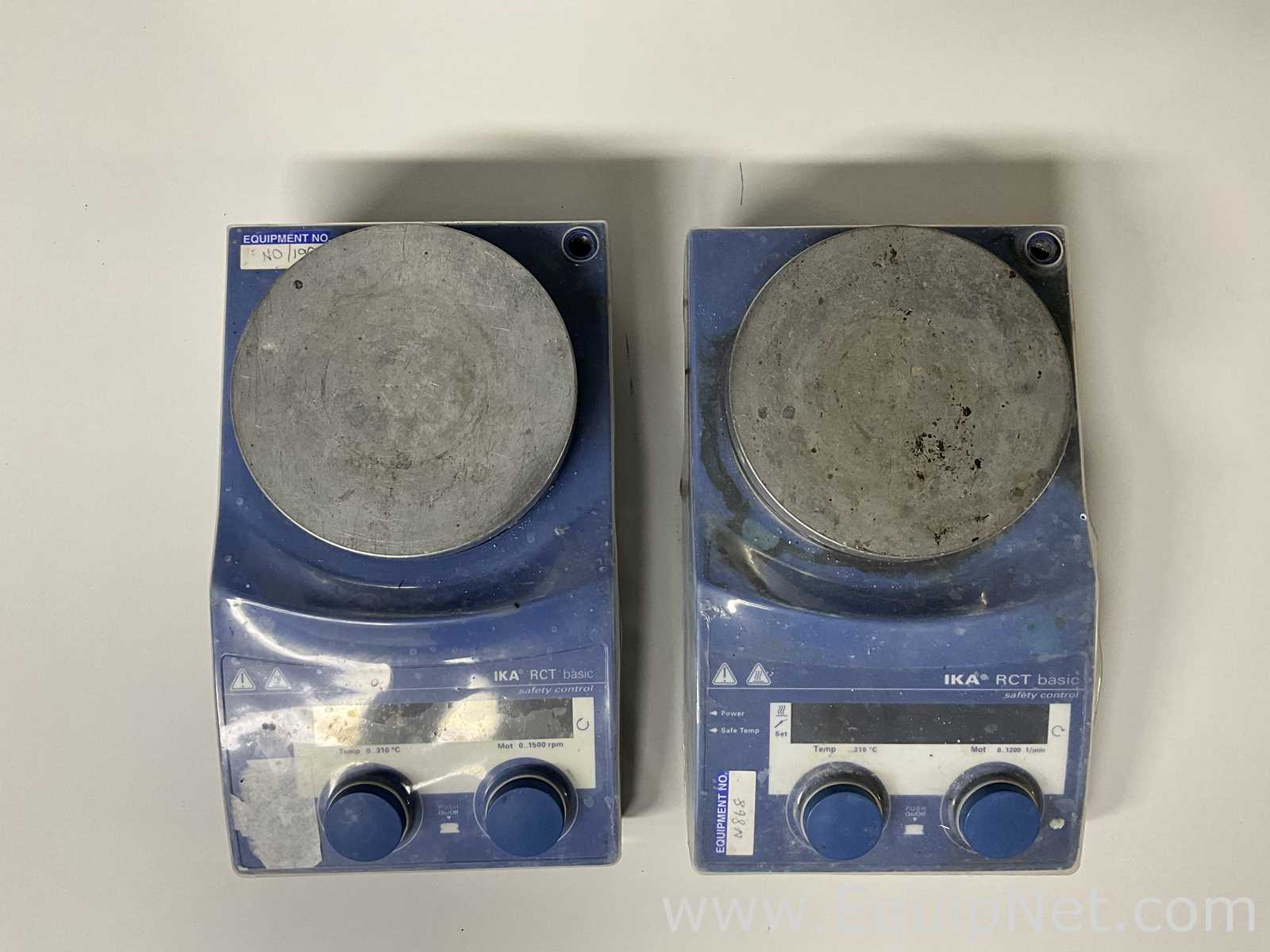 lote de  2 Agitador e Placa de Aquecimento IKA RCT BASIC