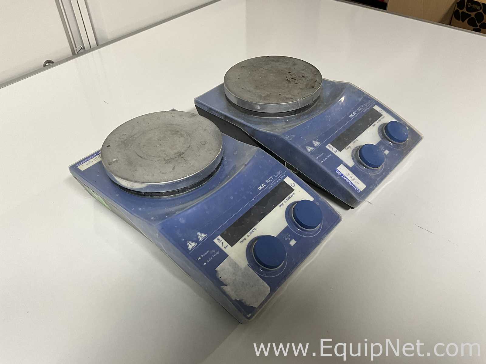 lote de  2 Agitador e Placa de Aquecimento IKA RCT BASIC