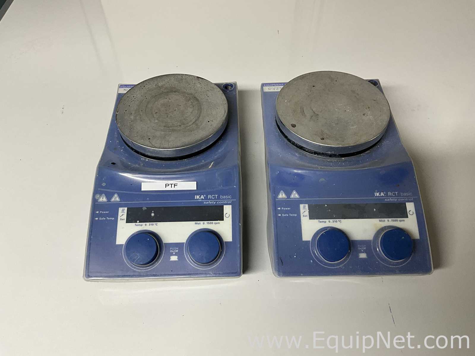 lote de  2 Agitador e Placa de Aquecimento IKA RCT BASIC