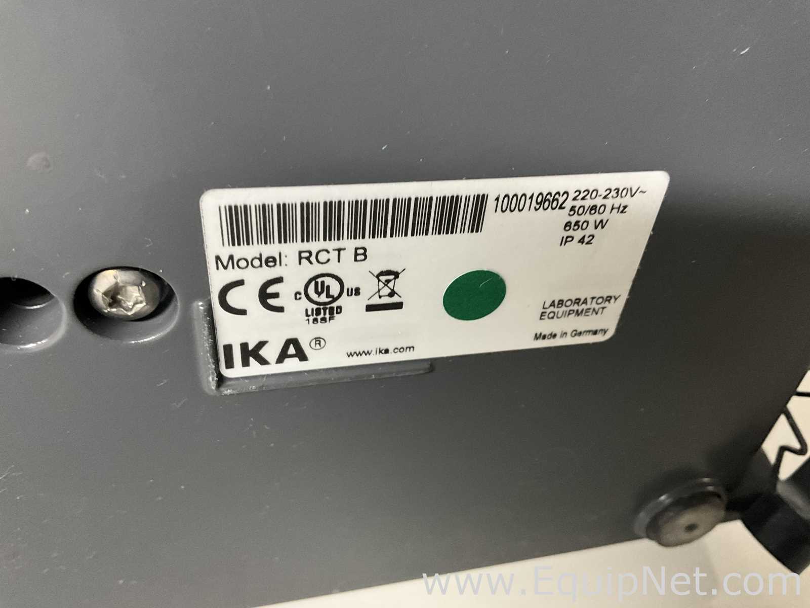 lote de  2 Agitador e Placa de Aquecimento IKA RCT BASIC