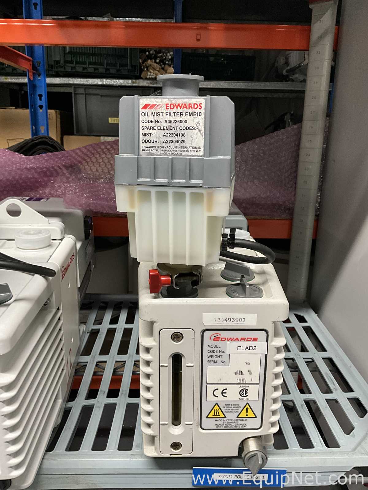 Edwards E-Lab2 Laboratory Vacuum Pump