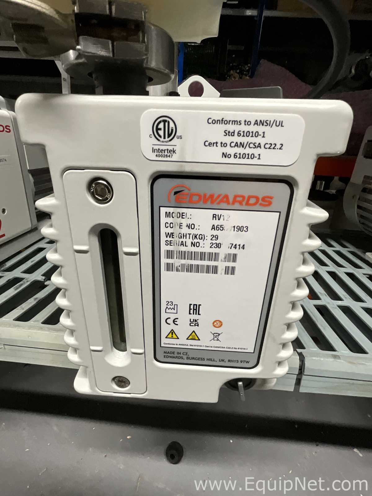 Bomba de Vacío Edwards RV12
