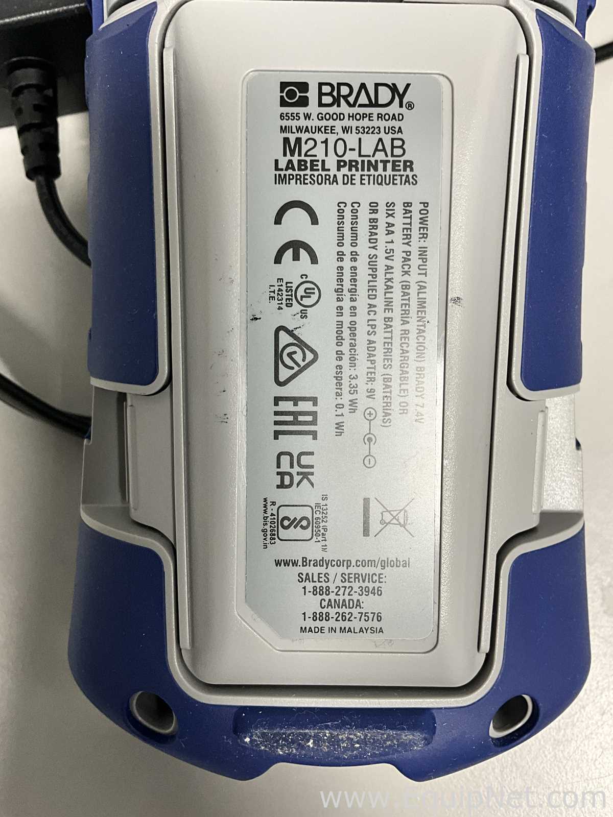 Impressora Brady M210-LAB