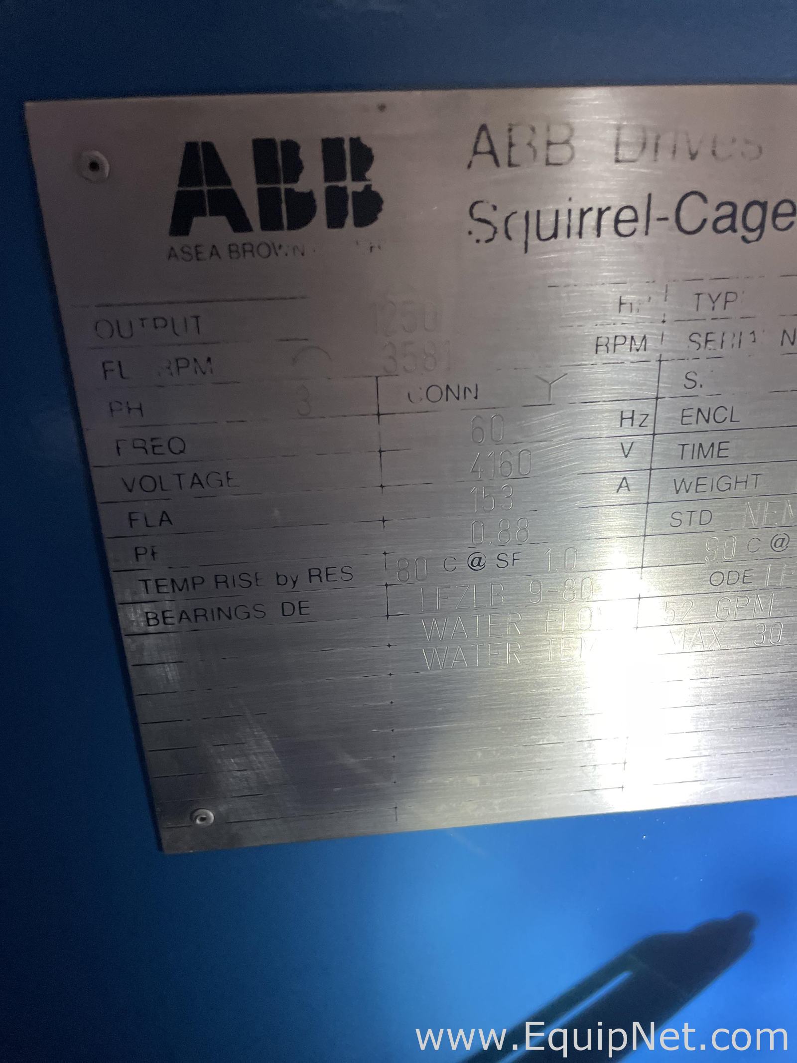 ABB AMA 400L2L BSH Electric Motor 1250Hp