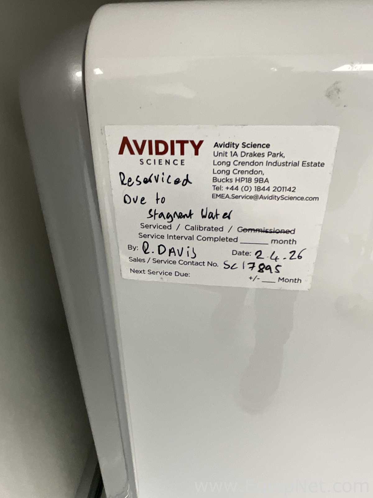 Avidity Science Duo-R Laboratory Purified Water Generation Storage and Dispensing System