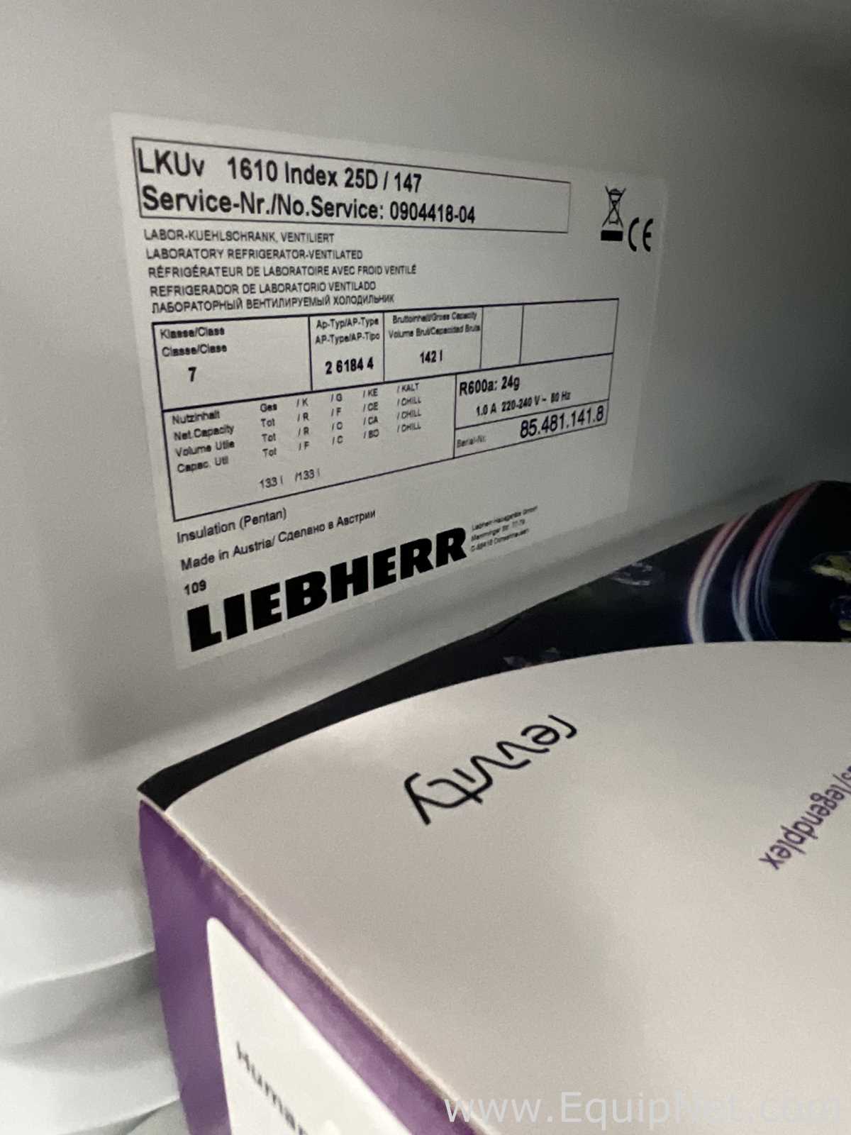 Liebherr LKUv 1610 133 Litre Under Counter Laboratory Refrigerator
