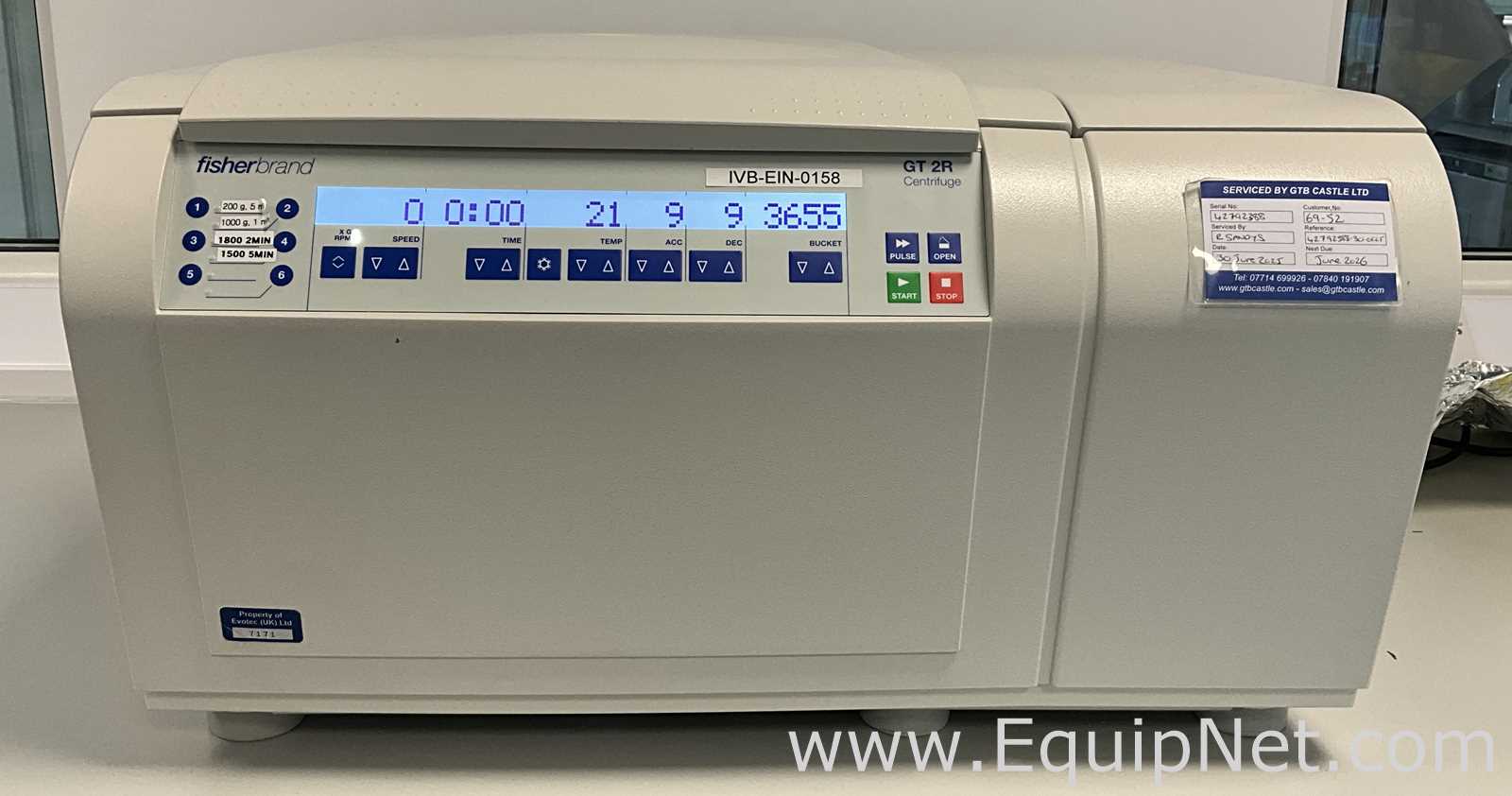 Centrífuga para Laboratórios Fisher Brand GT2R