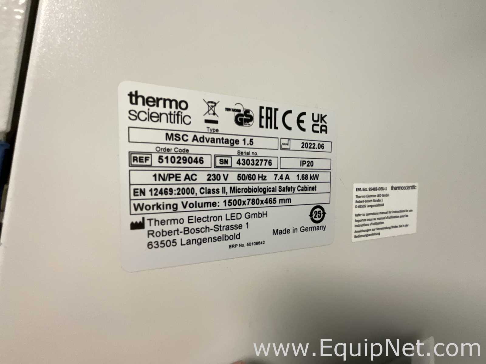 Cabine de Segurança Biológica Thermo Scientific MSC Advantage 1.5