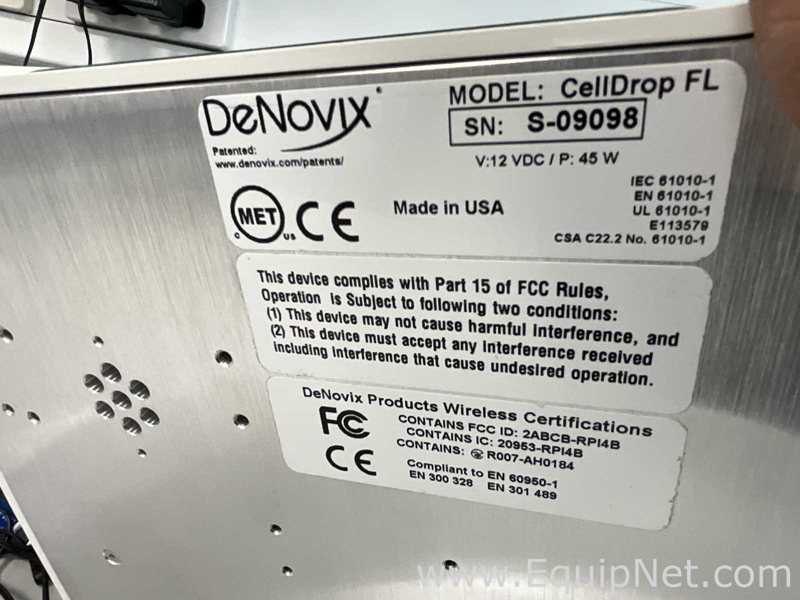 DeNovix Celldrop FL Fluorescence Cell Counter