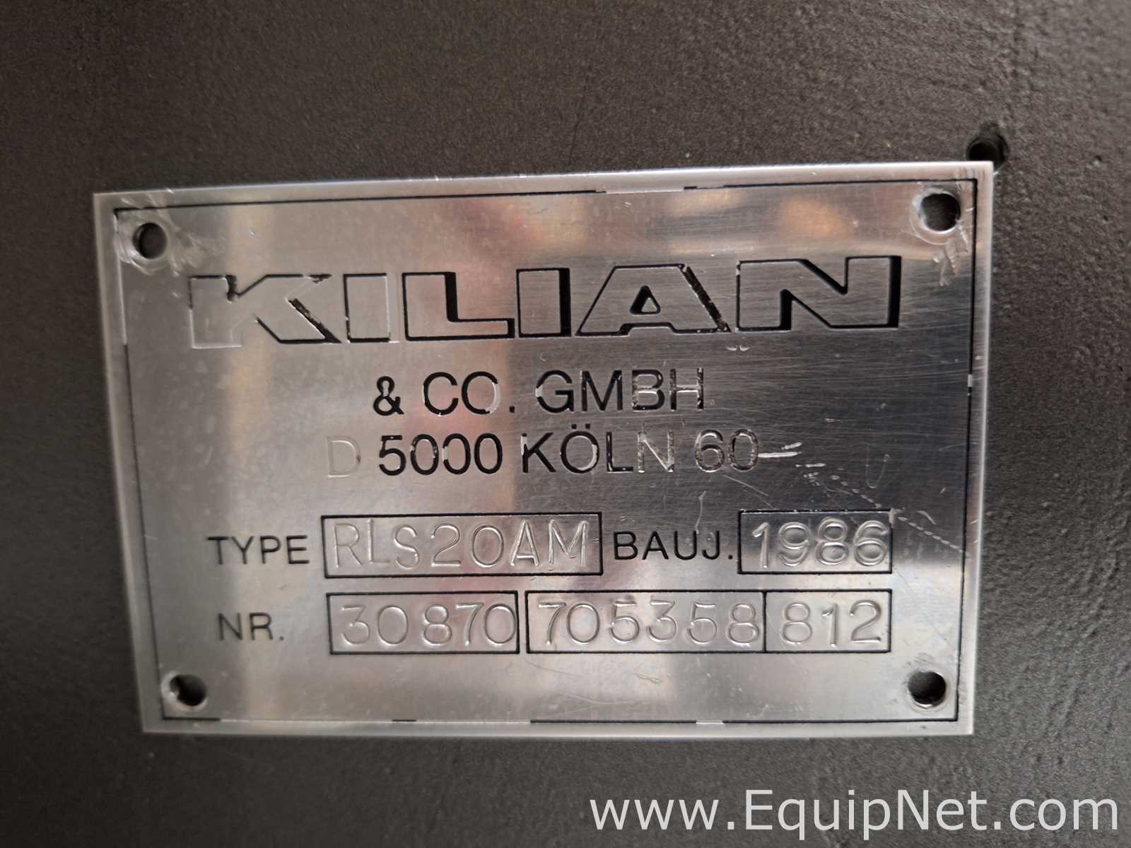 Kilain RLS-20 Single Sided Rotary Tablet Press