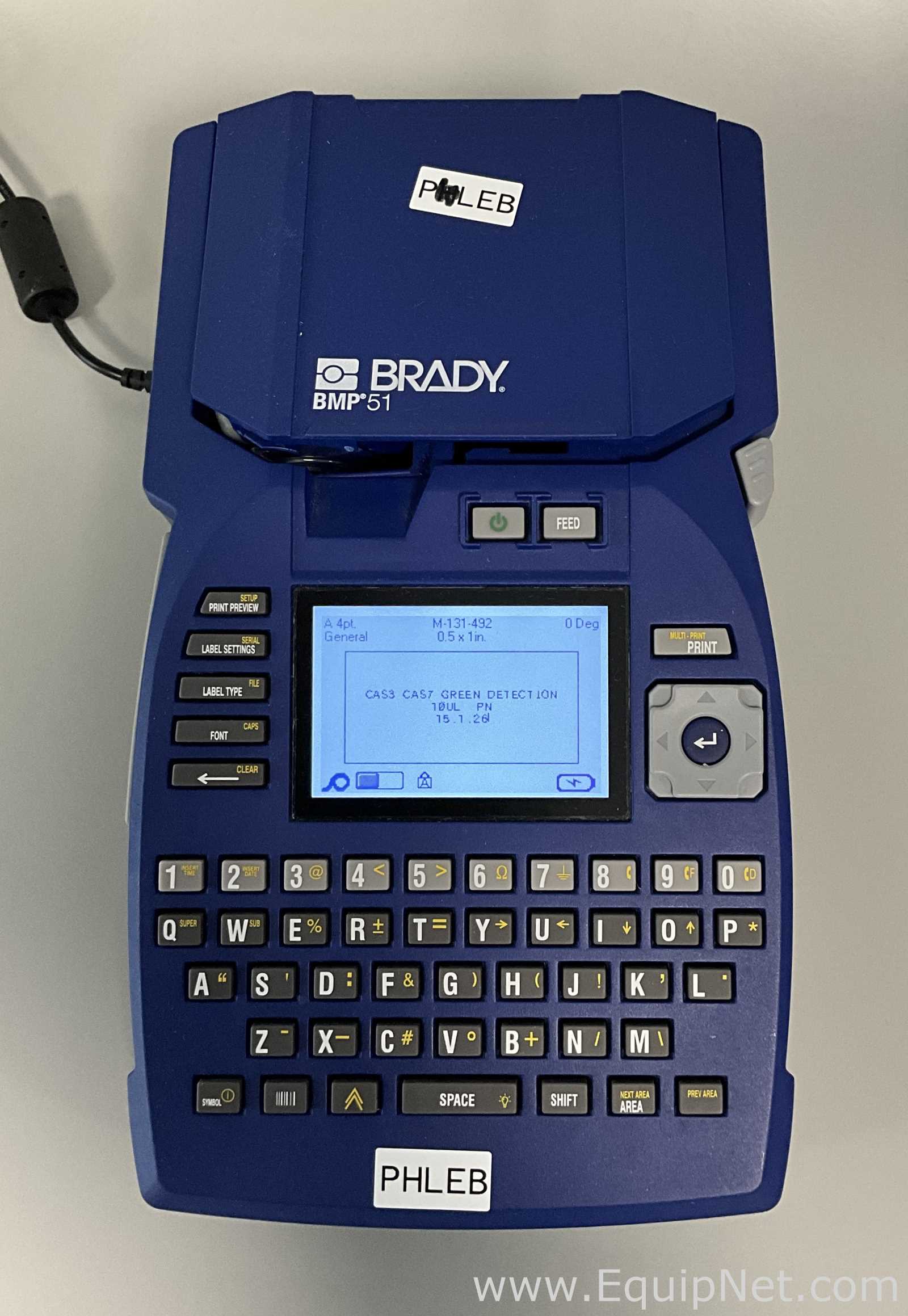 Brady BMP 51 Adhesive Label Printer