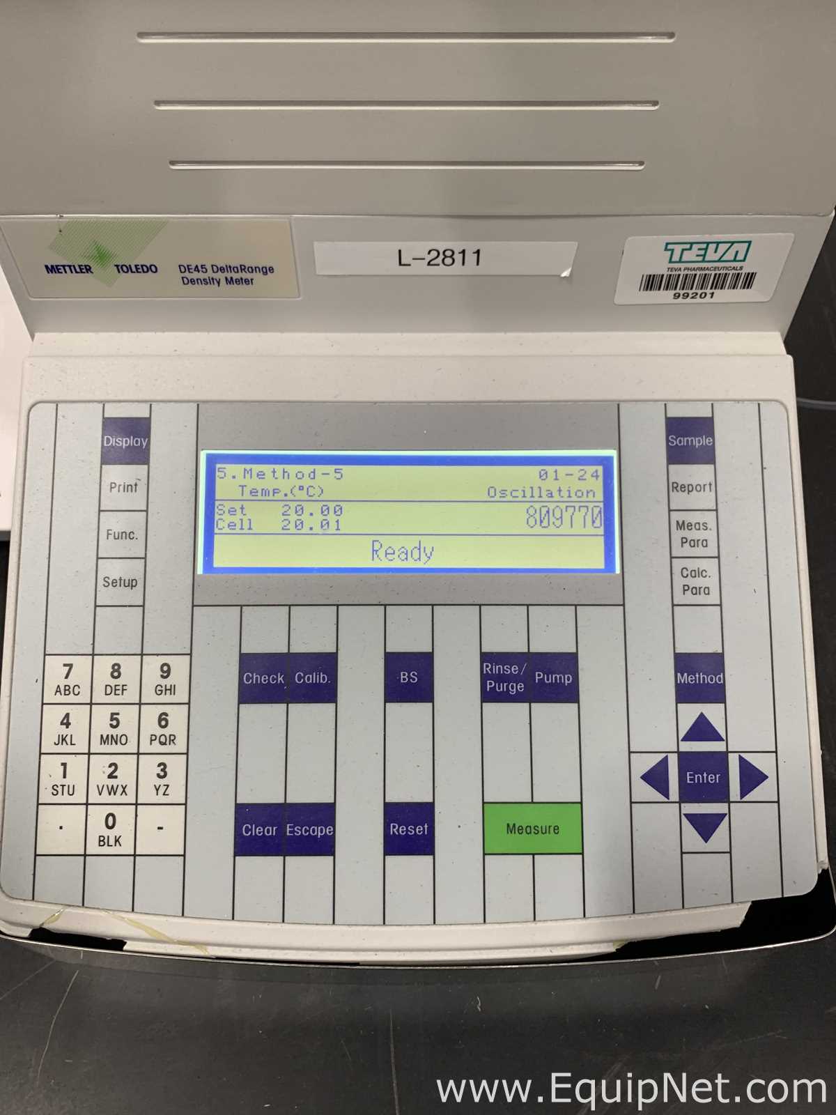 Mettler Toledo DE45 DeltaRange Density Meter