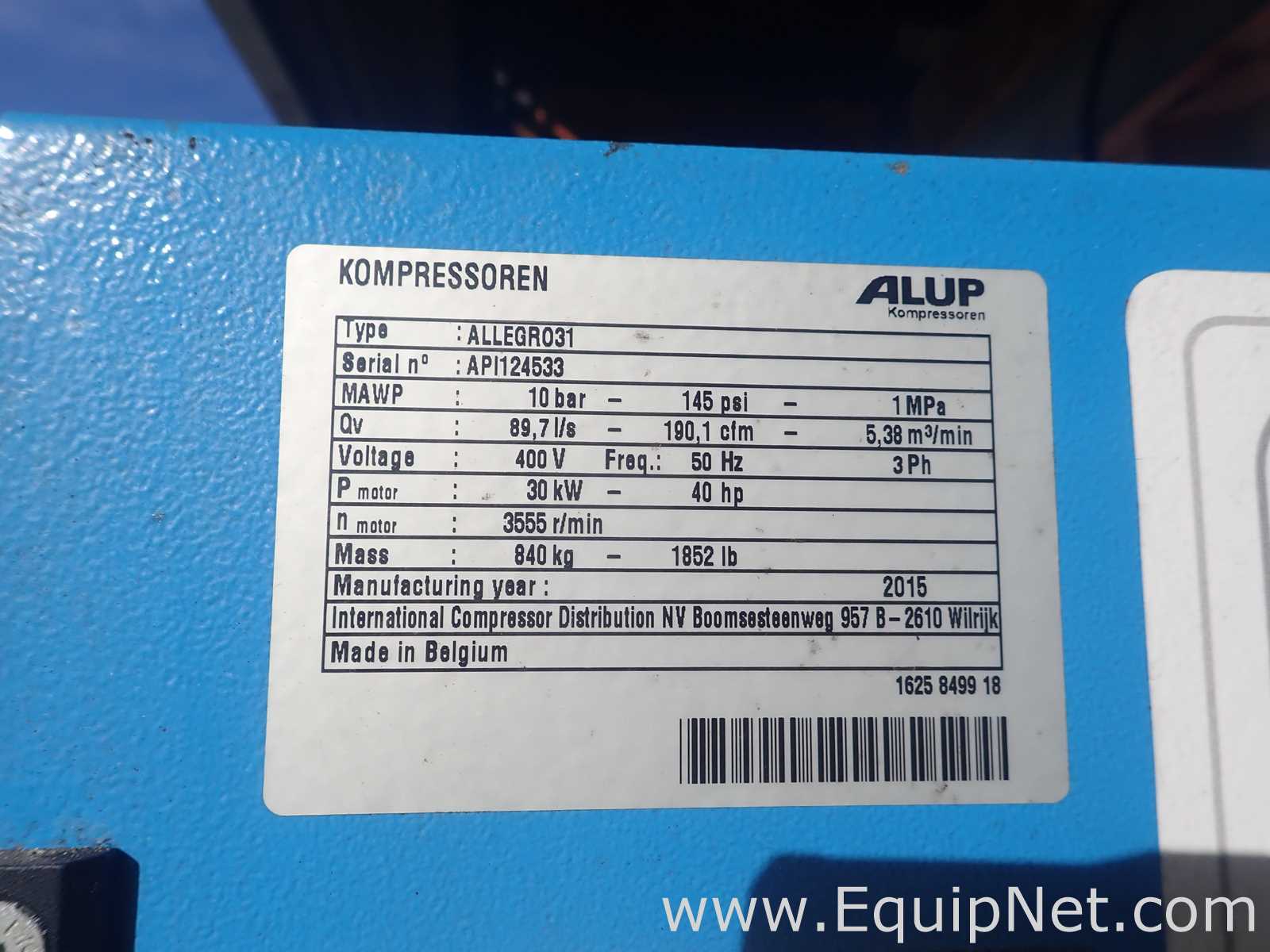 Compressor de Ar Alup Kompressoren ALLEGR031