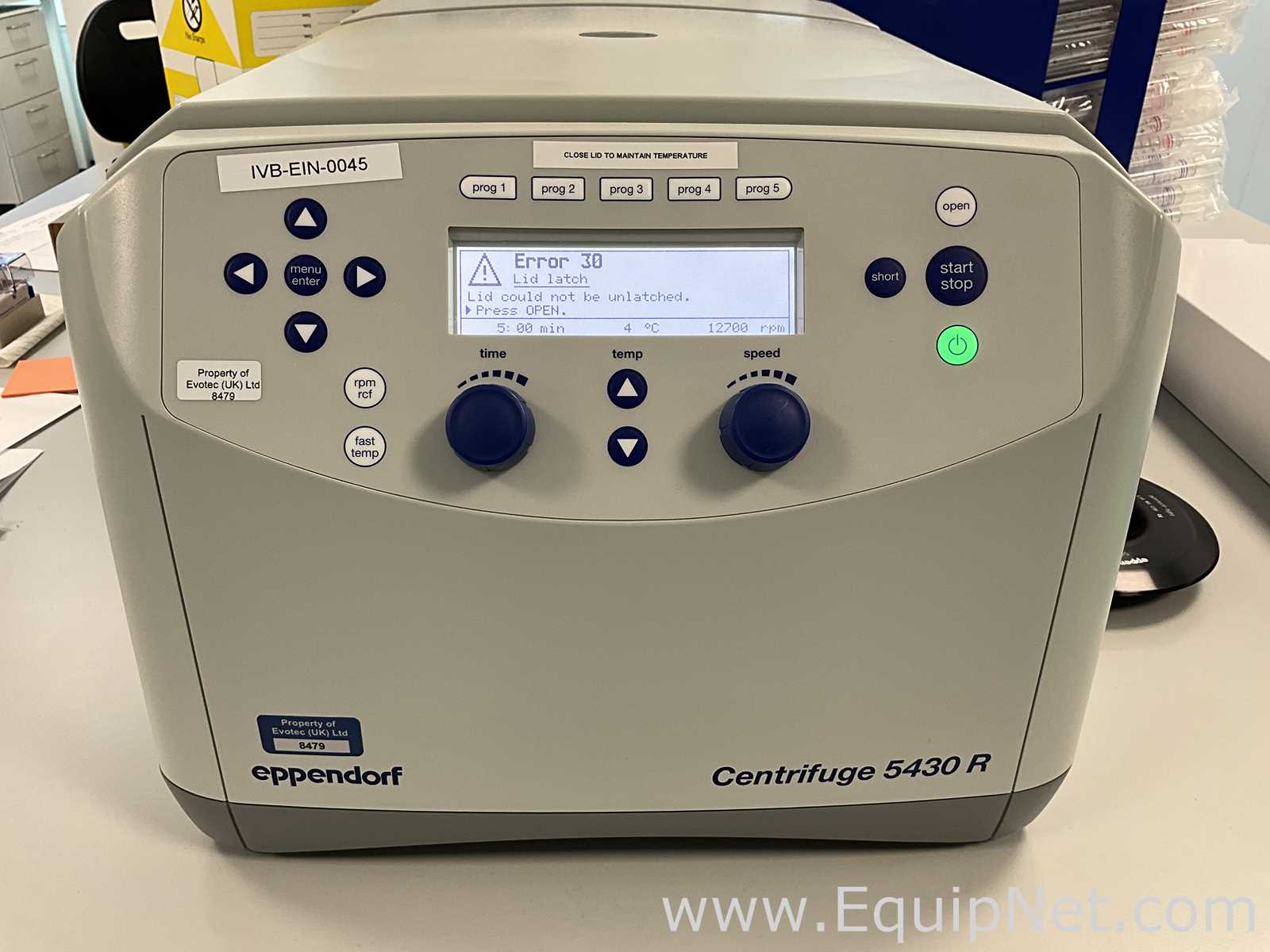 Eppendorf 5430 R Refrigerated Laboratory Centrifuge