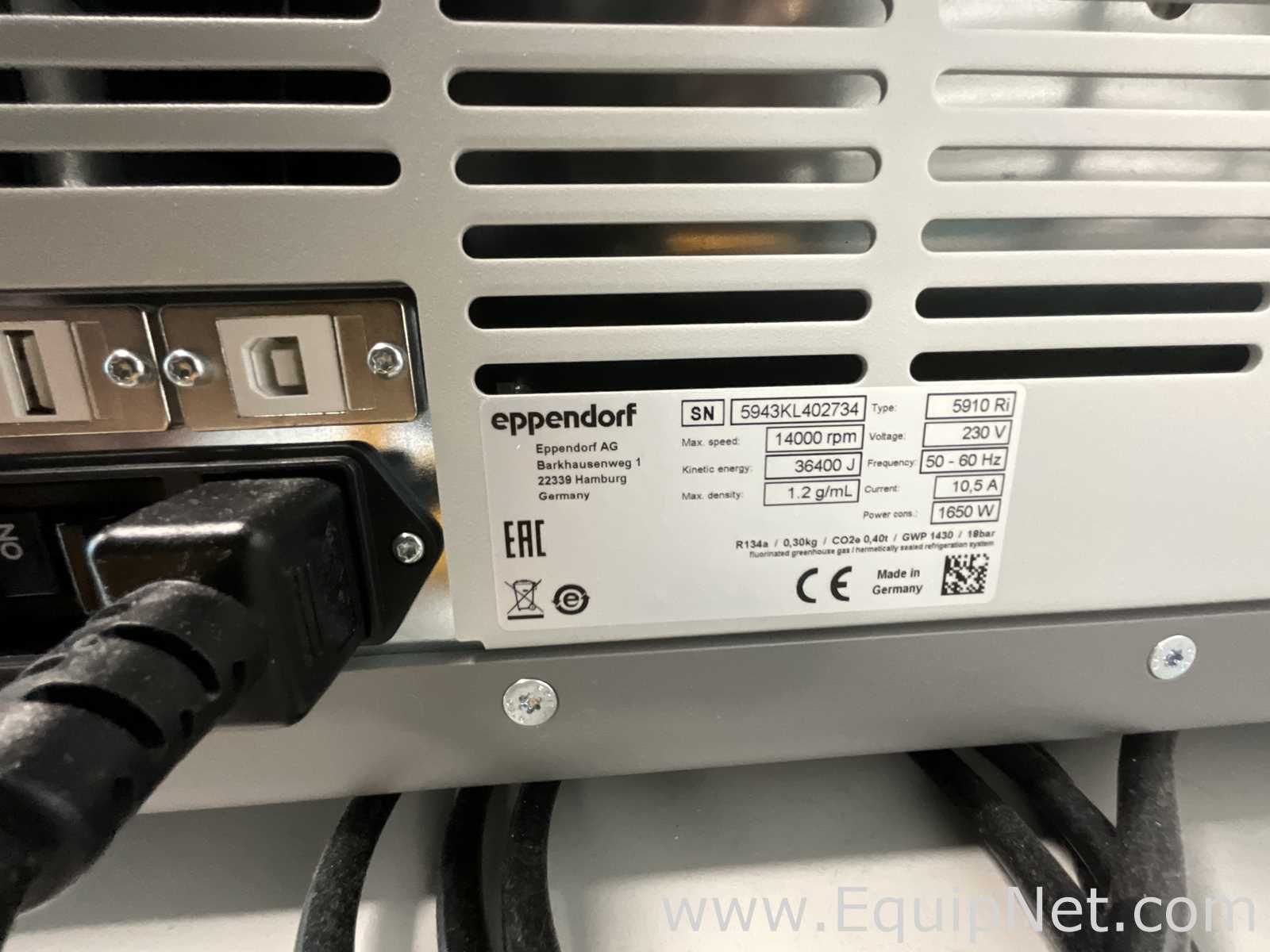 Eppendorf 5910Ri Refrigerated Laboratory Centrifuge