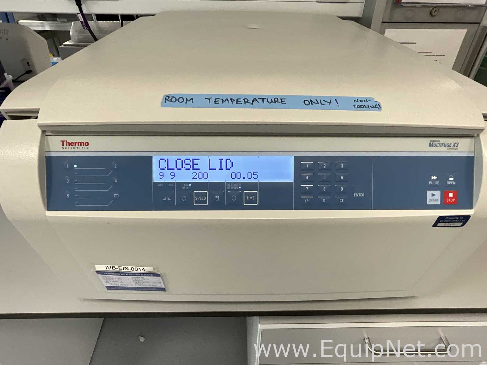 Thermo Fisher Scientific Heraeus Multifuge X3 Laboratory Centrifuge
