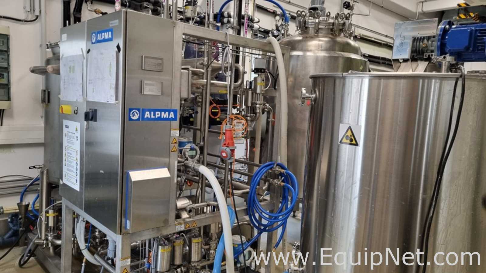 Alpma Mobile CIP and Buffer Dilution Skid