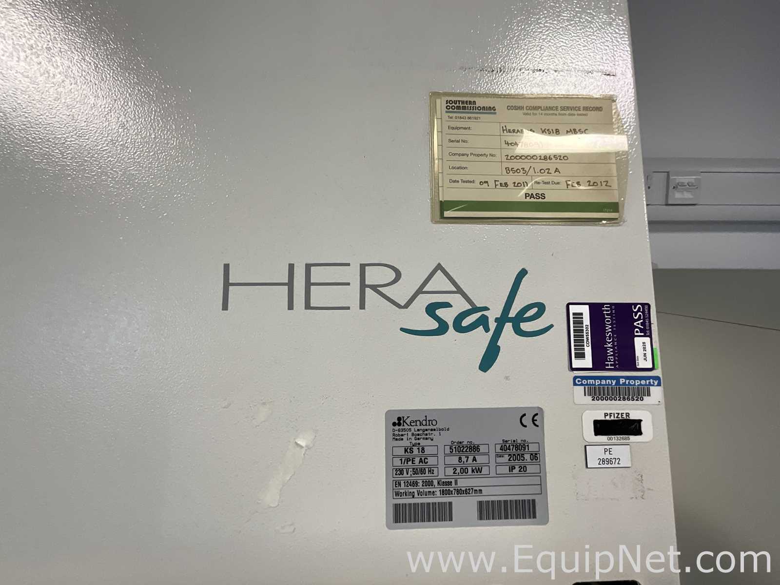 Cabina de Seguridad Biológica Kendro Laboratory Products KS 18