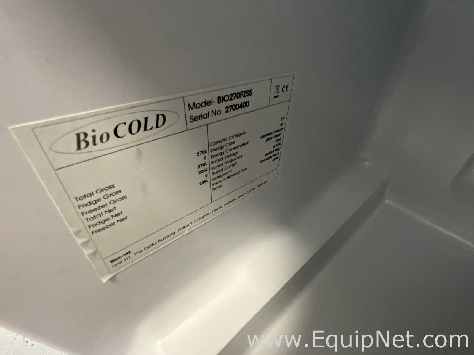 Congelador BioCold Scientific Inc. BIO270FZSS.  235 Litros
