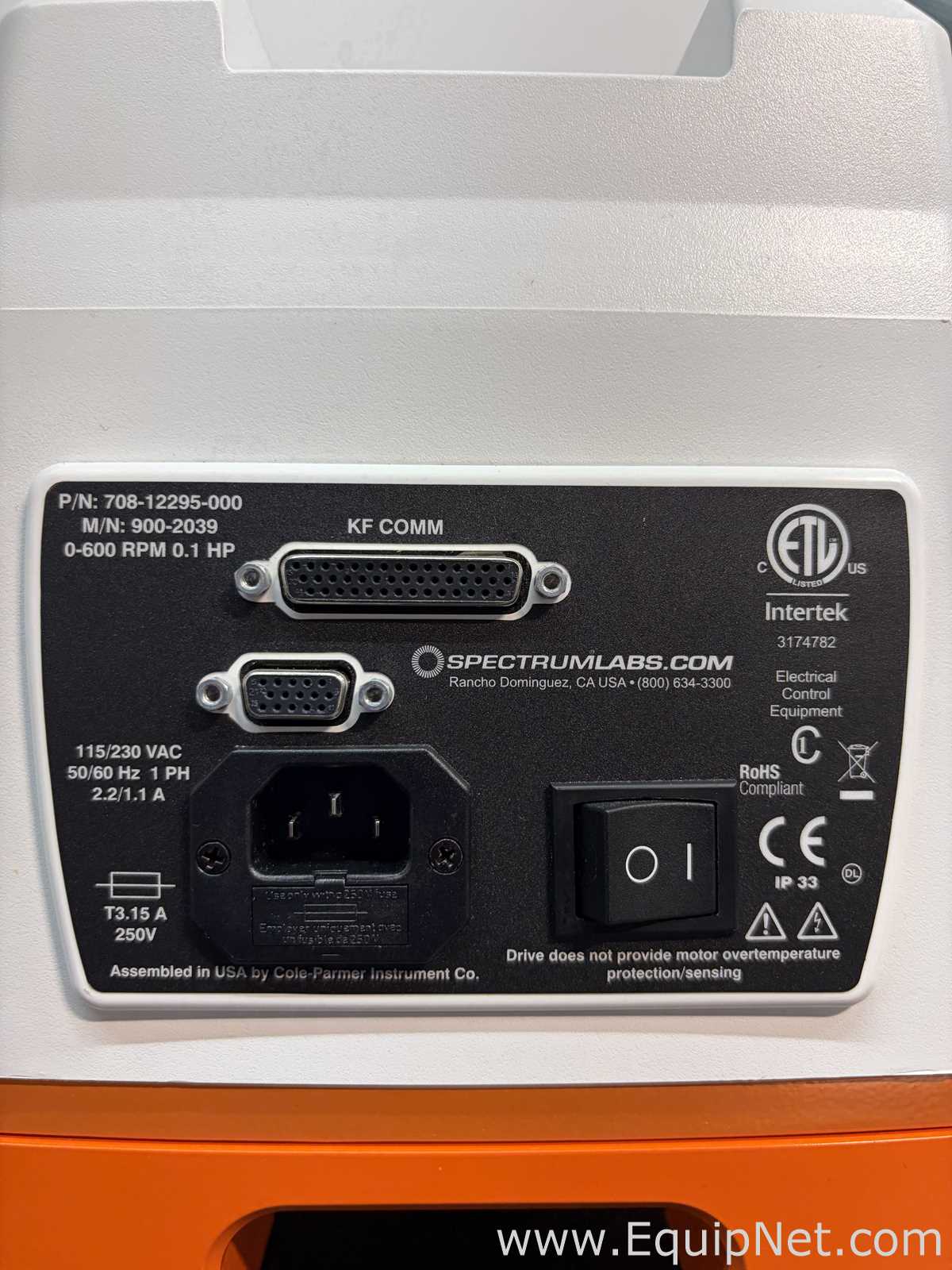Spectrum Labs KR2i KrosFlo TFF System Peristaltic Pump