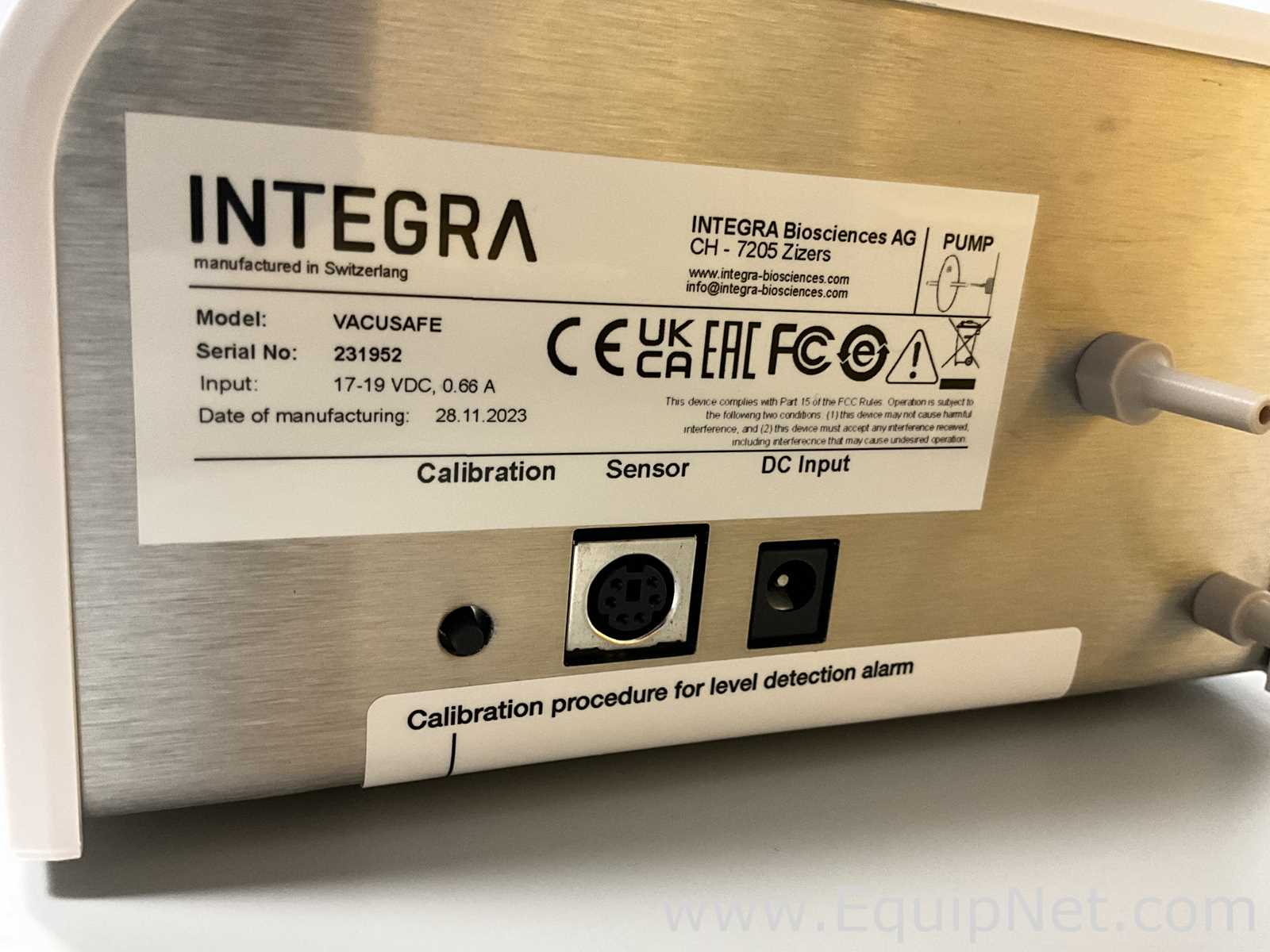 Lote de 2 Bomba de Vacío Integra Biosciences AG Vacusafe