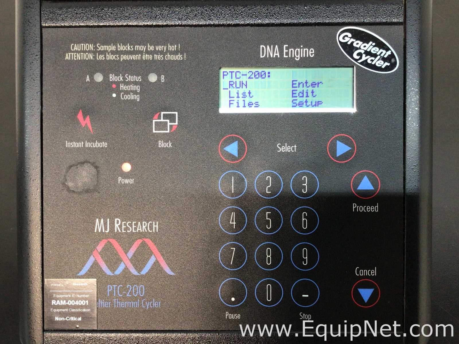 PCR e Termociclador MJ Research PTC-200