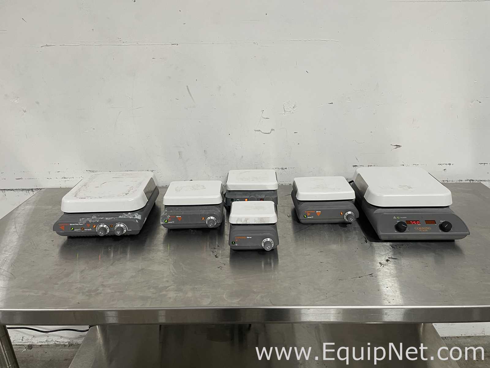 Lot of 6 Corning  Hot Plates/Stir Plates