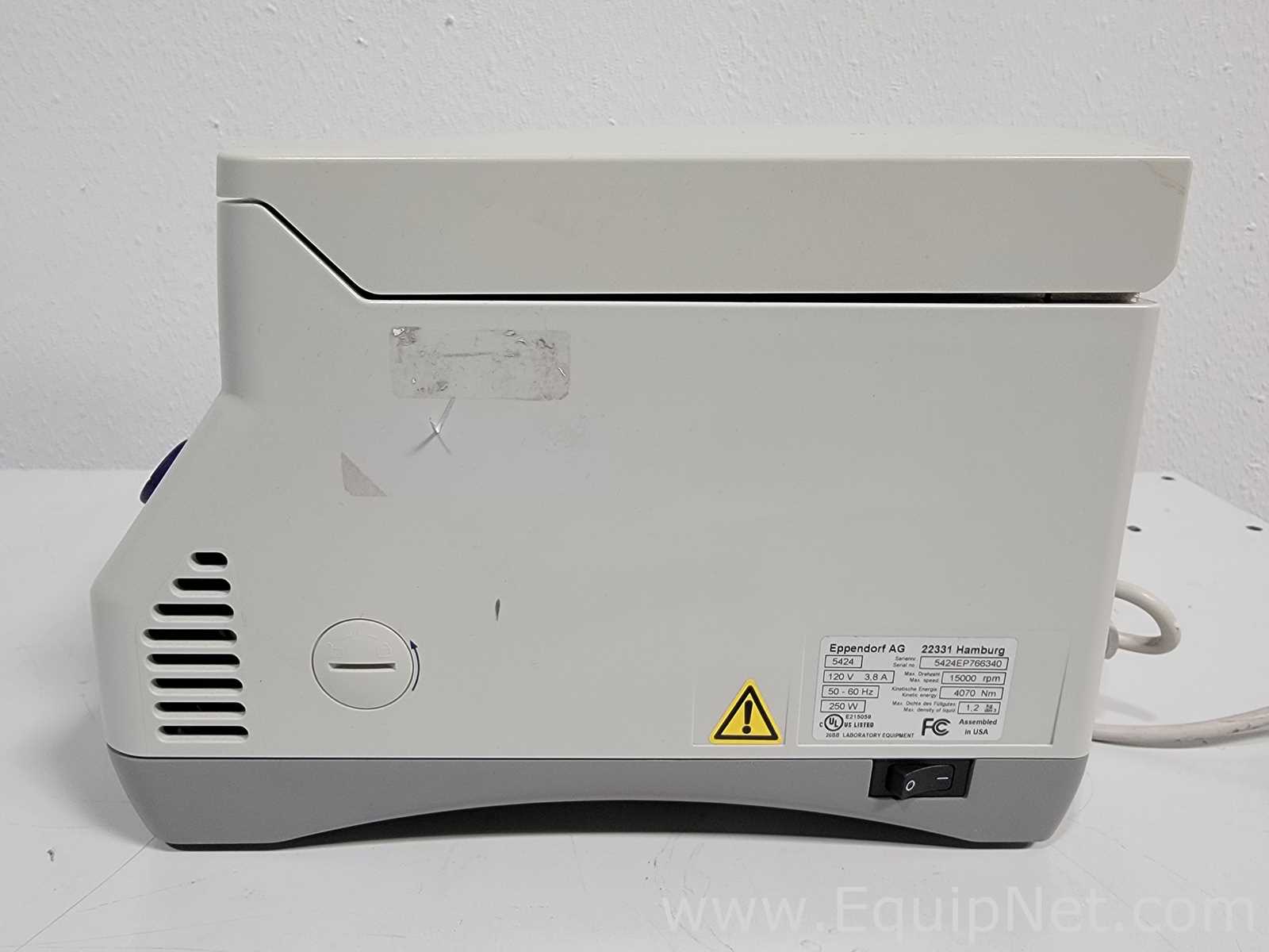 Centrífuga para laboratorio Eppendorf 5424