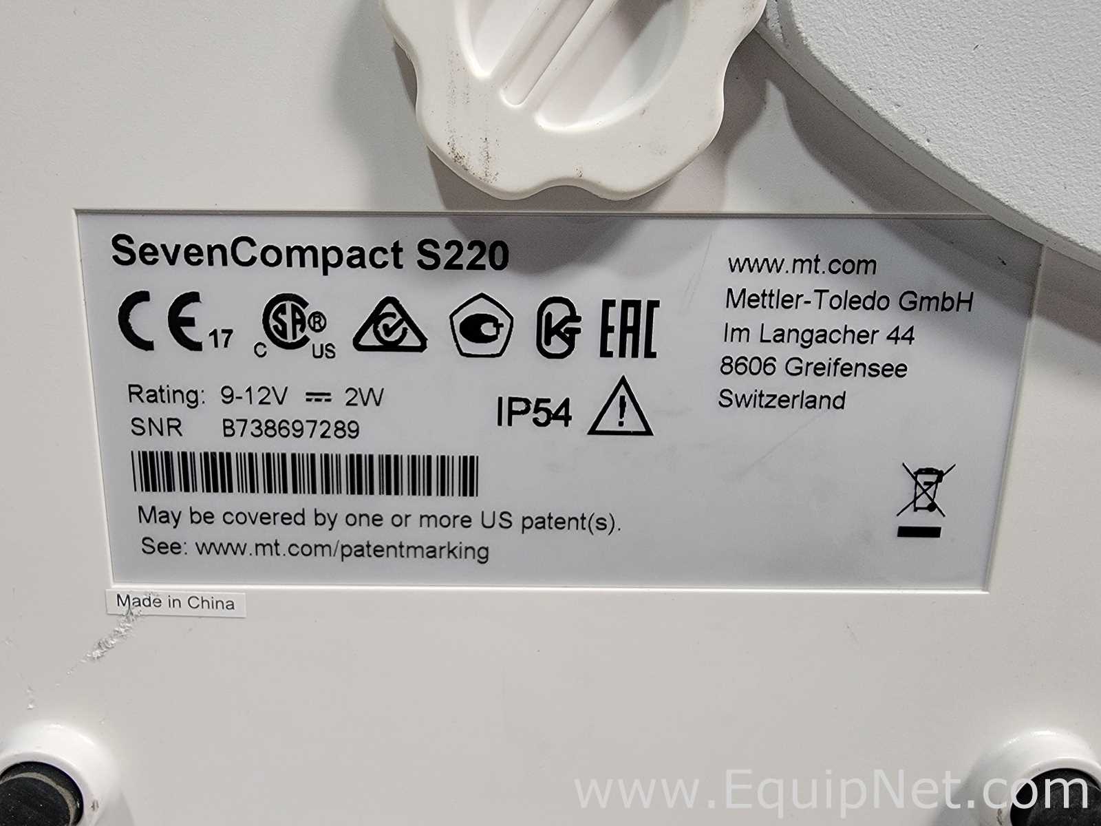 Mettler Toledo SevenCompact S220 pH/Ion Meter