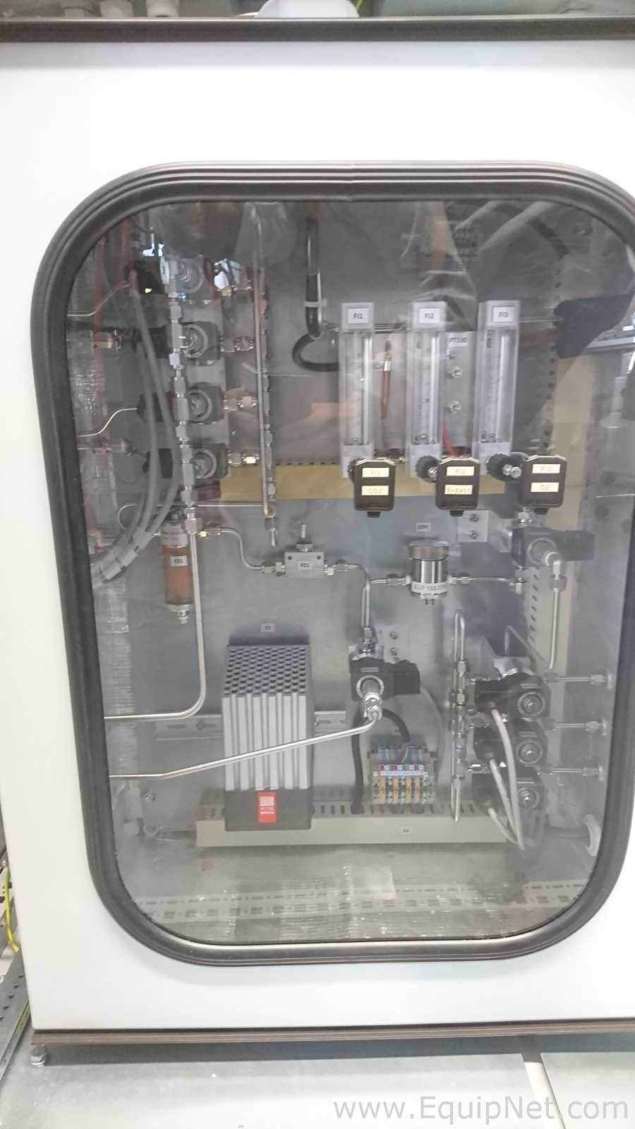 Dr. Marino Muller AG Gas Analysis System for Bio-Reactors with Servomex O2 and CO2 Analyzers