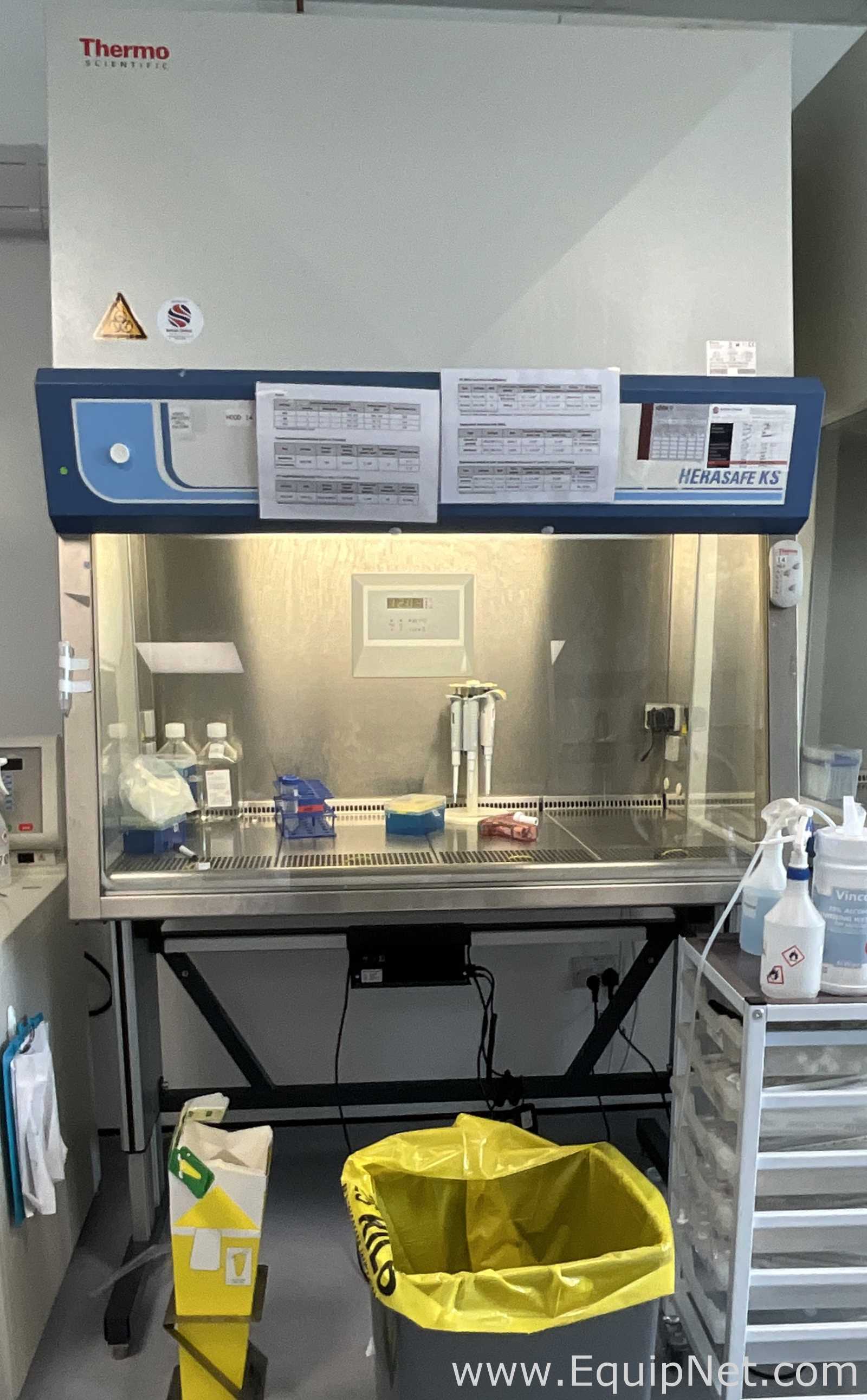 Thermo Scientific Herasafe KS 12 Height Adjustable Class II Biological Safety Cabinet