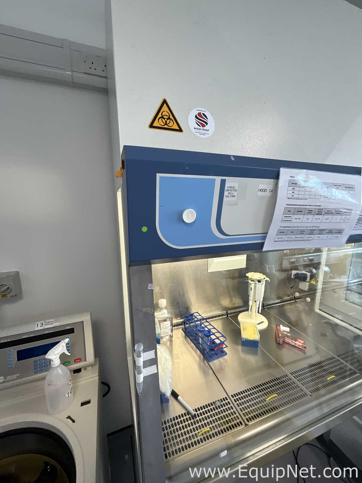 Thermo Scientific Herasafe KS 12 Height Adjustable Class II Biological Safety Cabinet