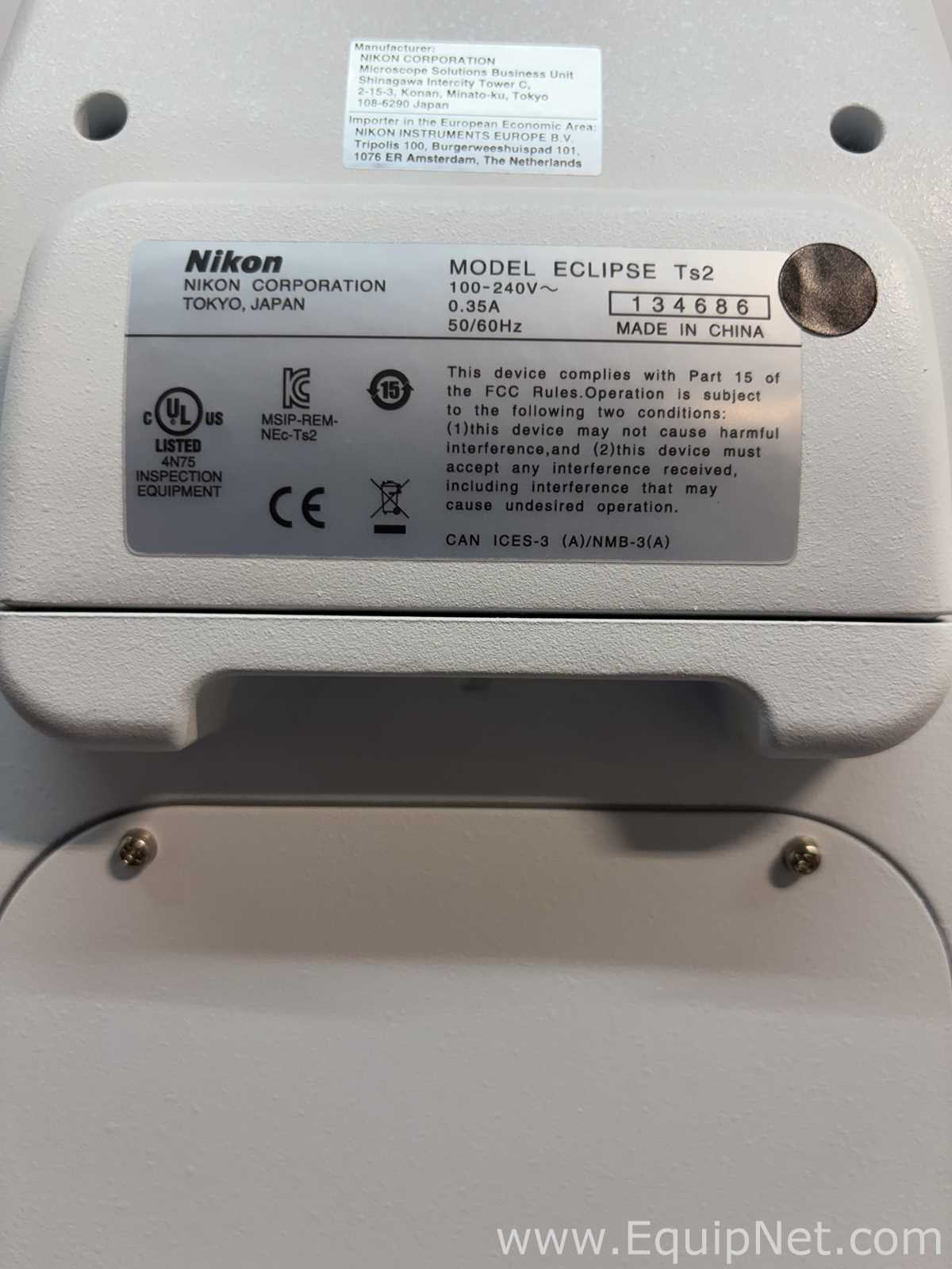 Microscopio Nikon Eclipse TS2