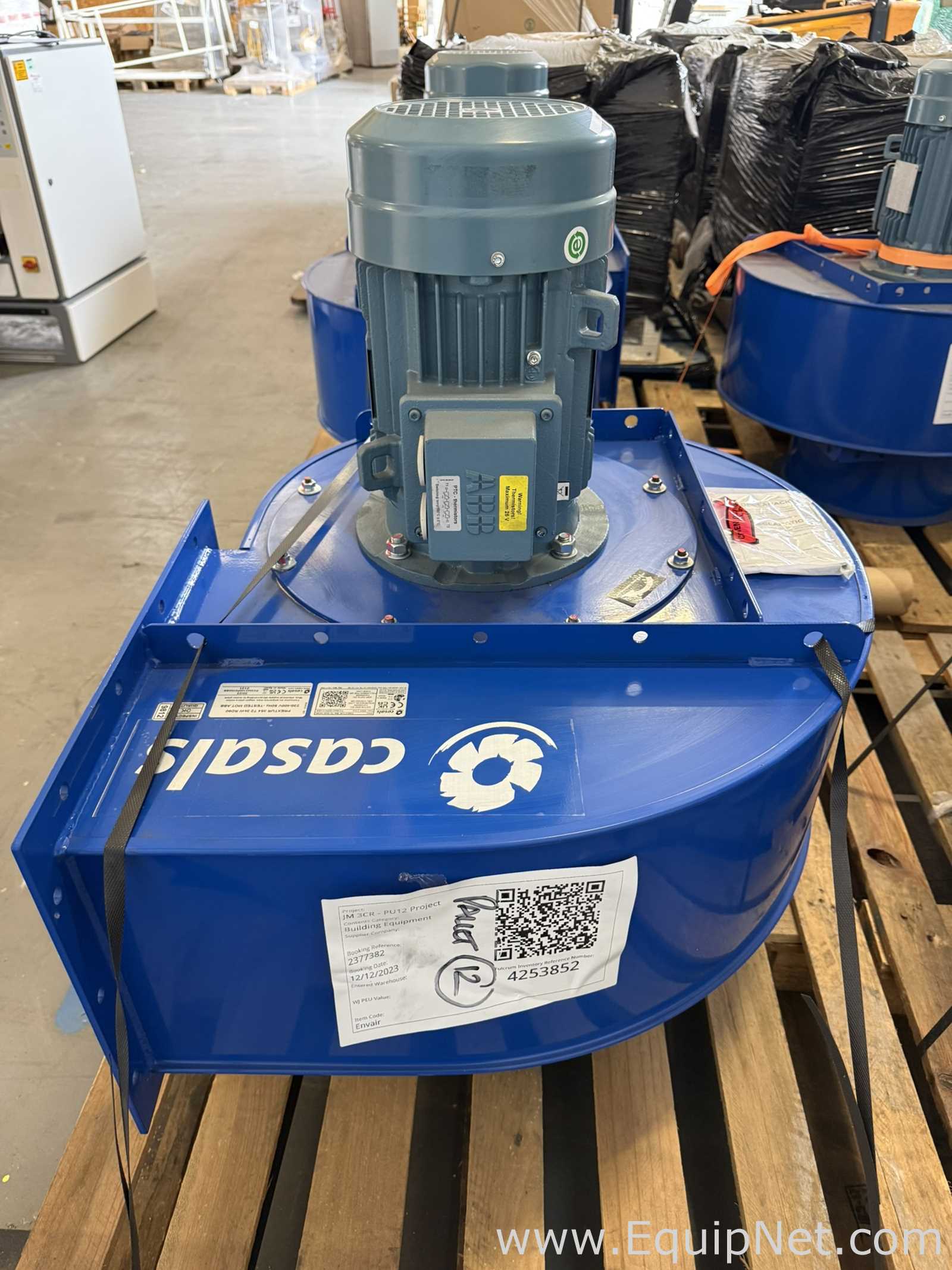 Unused Lot of 28 Casals Prextur 354 T2 3kW Industrial Extraction Fans