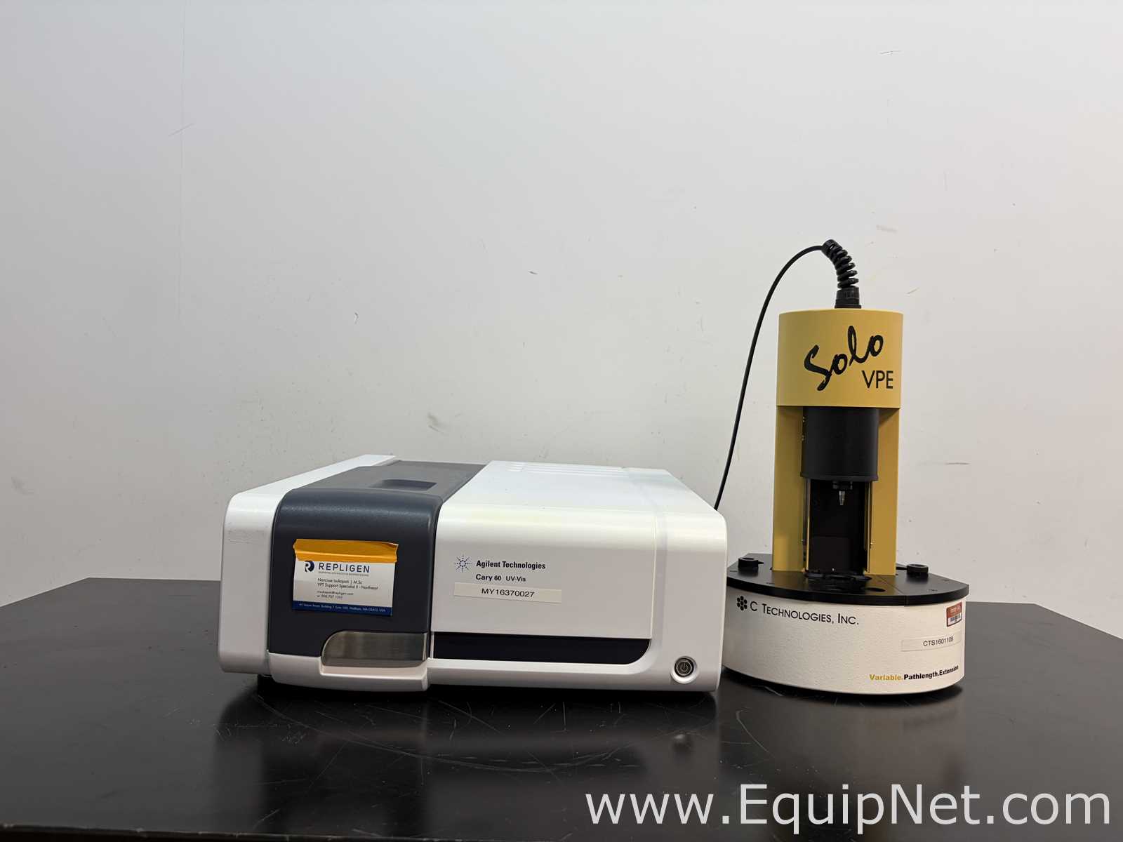 Agilent G6860A Cary 60 UV Vis Spectrophotometer with SoloVPE Spectroscopy