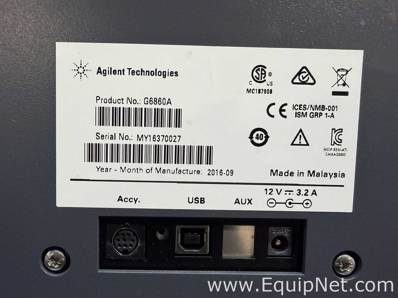 Agilent G6860A Cary 60 UV Vis Spectrophotometer with SoloVPE Spectroscopy