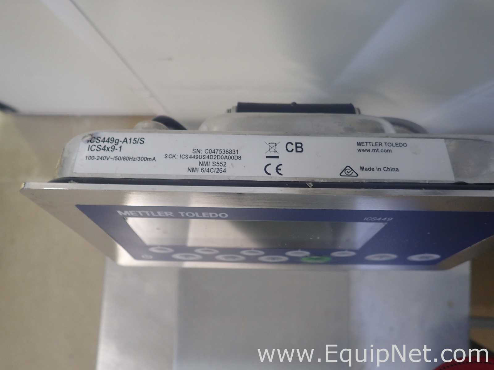 Mettler Toledo 20kg Scale with Mettler Toledo ICS449 Indicator