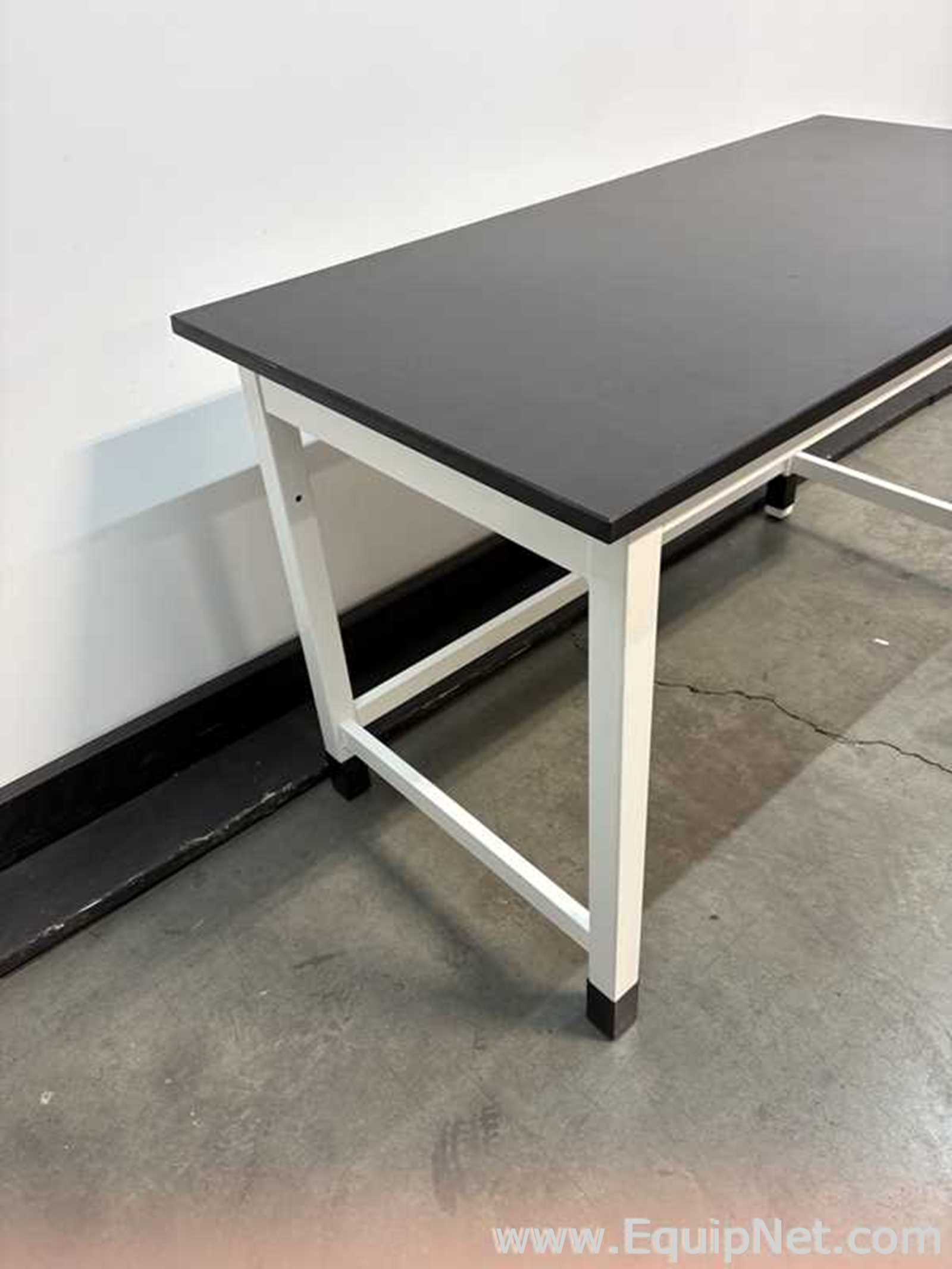 Lot of 5 Five Foot Black Lab Benches