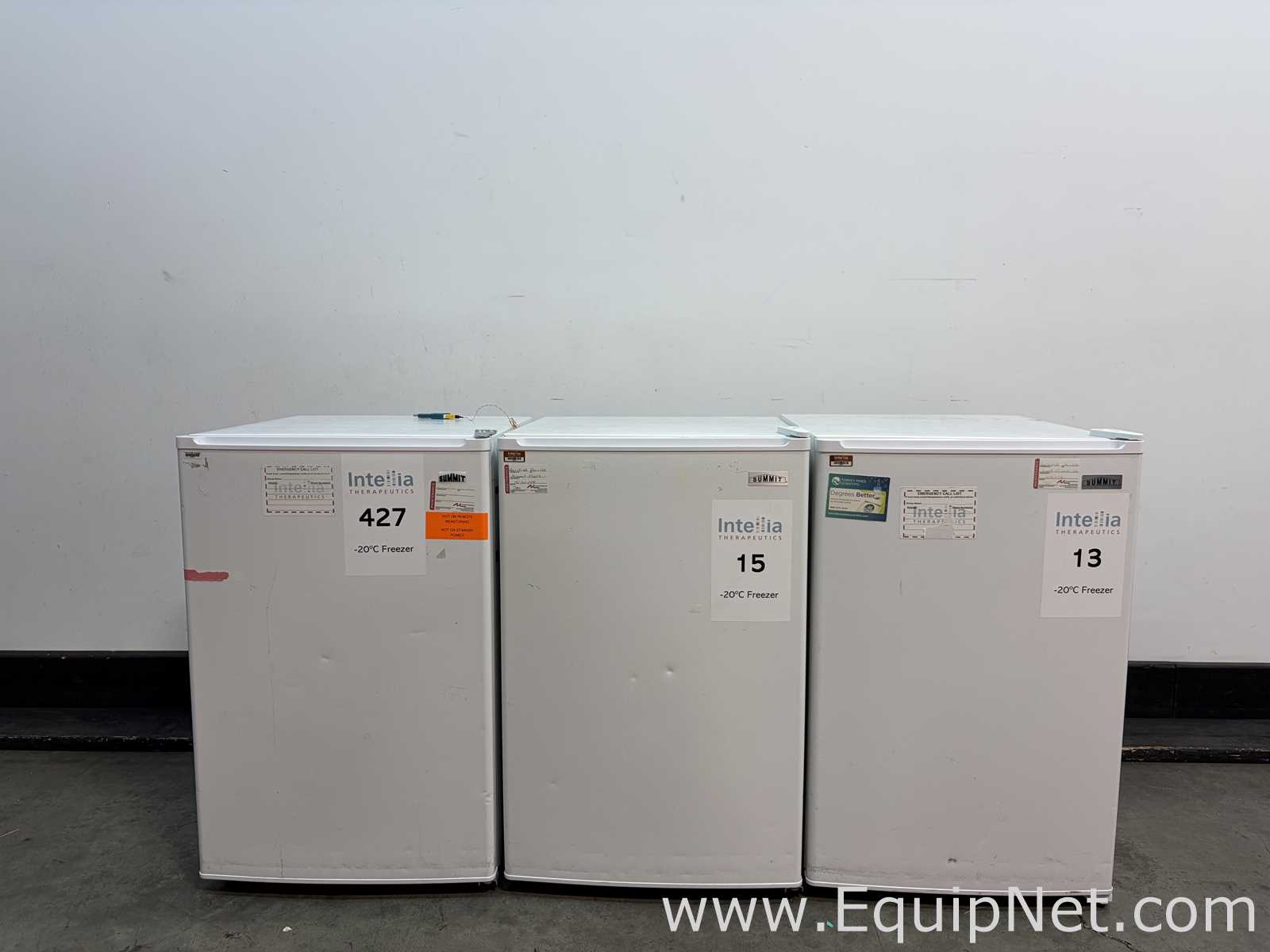 lote de  3 Freezer Summit 