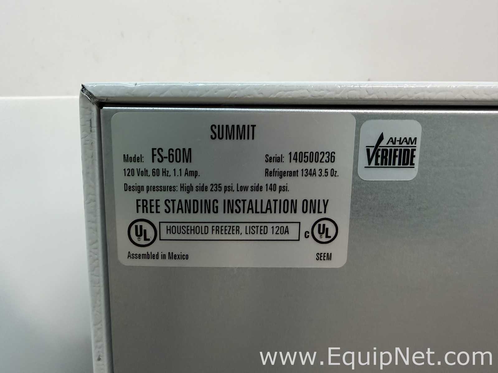 lote de  3 Freezer Summit 