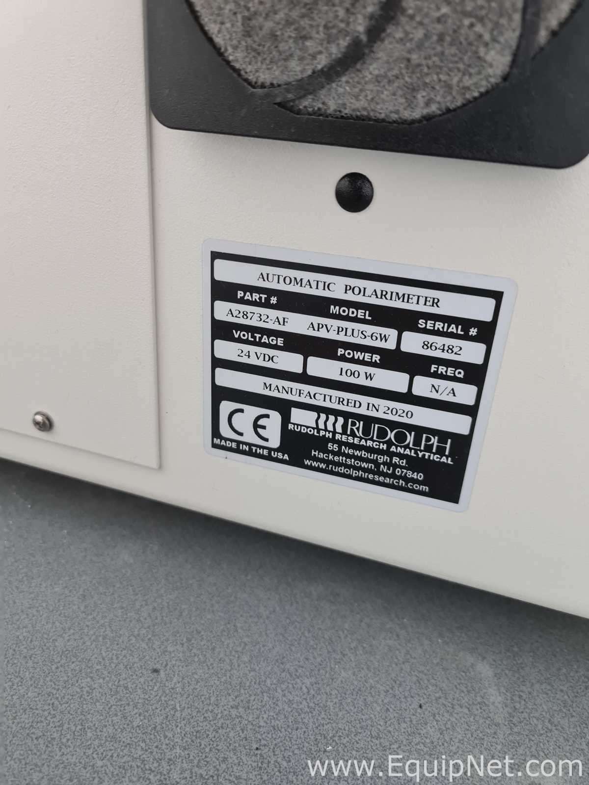Polarímetro Rudolph Research Analytical APV-PLUS-6W